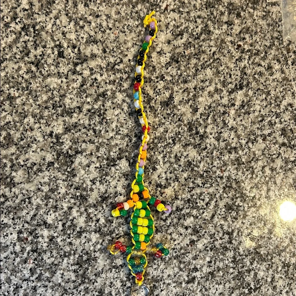 Colorful Beaded Reptile Toy